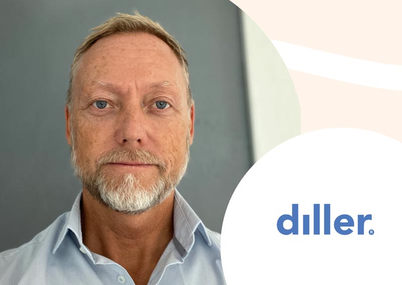 Porträttbild av medarbetare på Diller